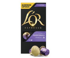 Кава в капсулах L'OR Lungo Profondo Nespresso , 10 шт.